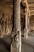 Mamallapuram - Tamil Nadu. Krishna Mandapam. 